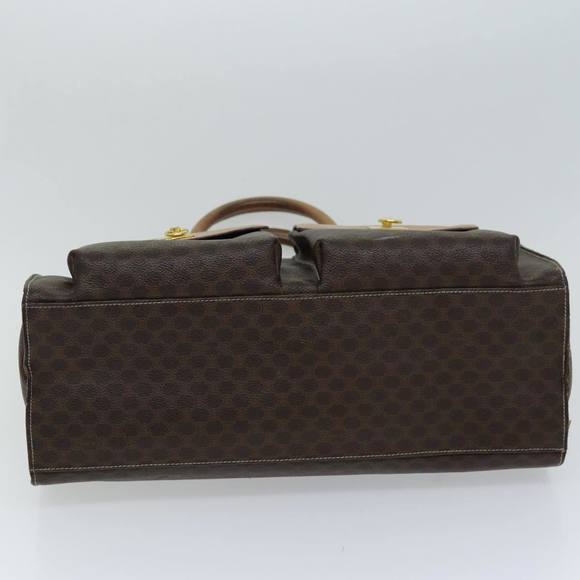 CELINE Macadam Canvas Tote Bag PVC Brown Auth 75236 - Picture 5 of 16